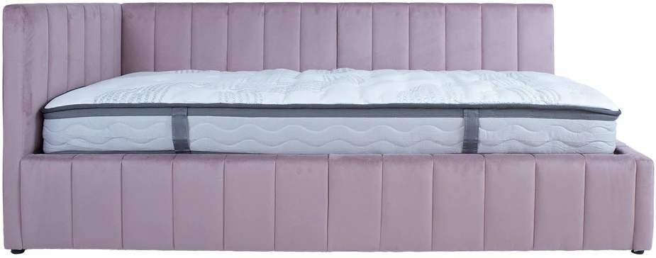 Home4You Lova JASPER 90x200cm su čiužiniu HARMONY DUO Rausvai rožinė