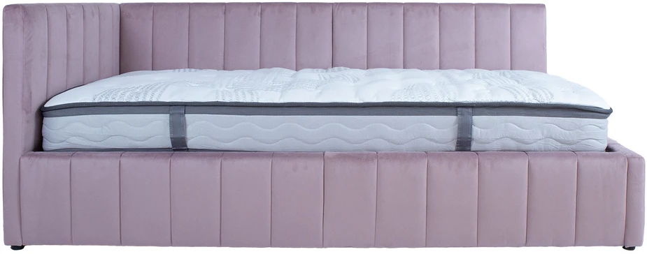 Home4You Lova JASPER 90x200cm su čiužiniu HARMONY DUO Rausvai rožinė