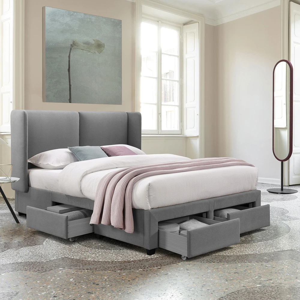 Home4You Lova SUGI 160x200cm Pilka