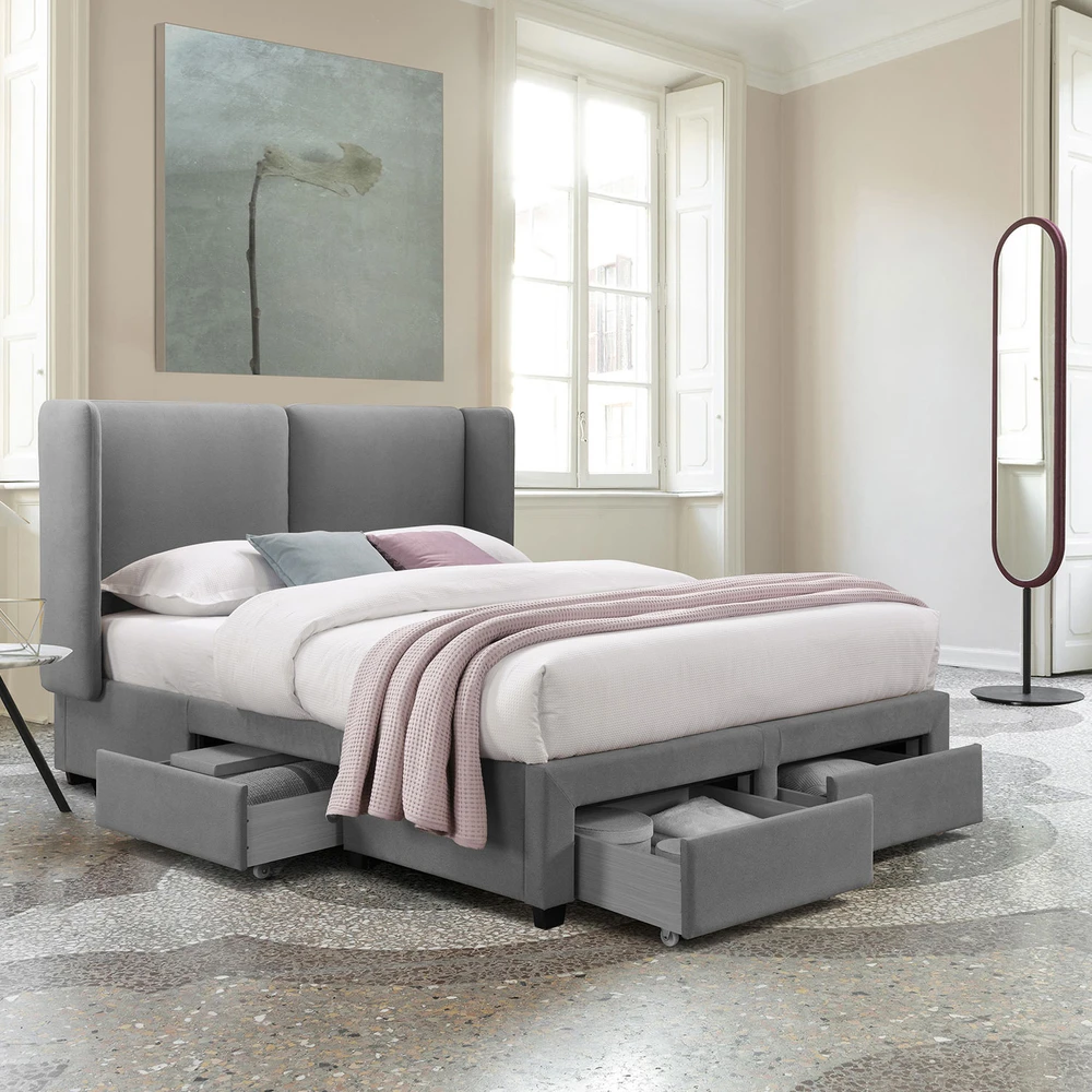 Home4You Lova SUGI 160x200cm Pilka