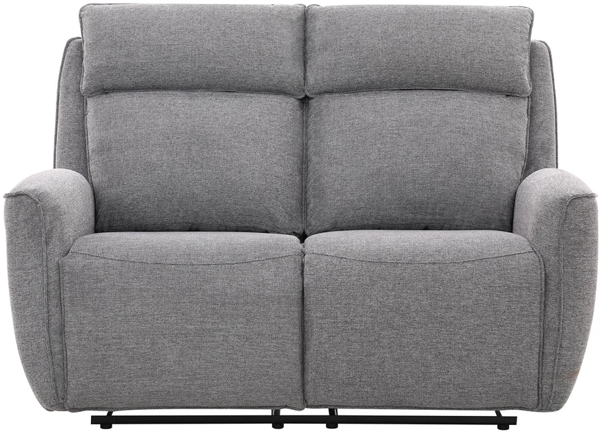 Home4You Sofa MAREN, dviejų vietų, su rankiniu mechanizmu, pilka