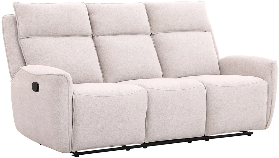 Home4You Sofa-reglaineris MAREN 3-vietė Smėlio spalvos