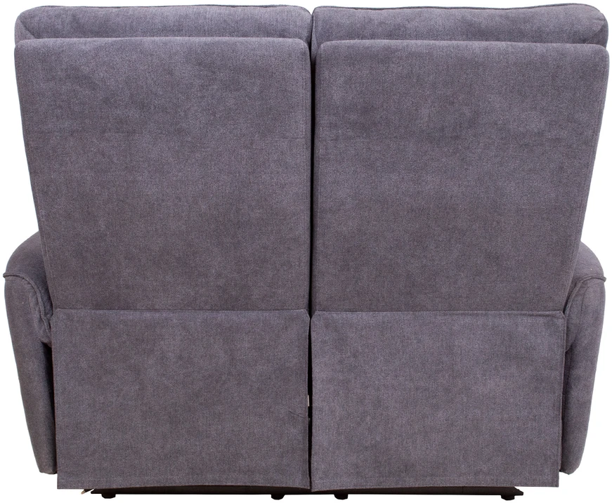 Fotelis Home4You Dvivietė sofa BOWERS su elektriniu mechanizmu, melsvai pilka