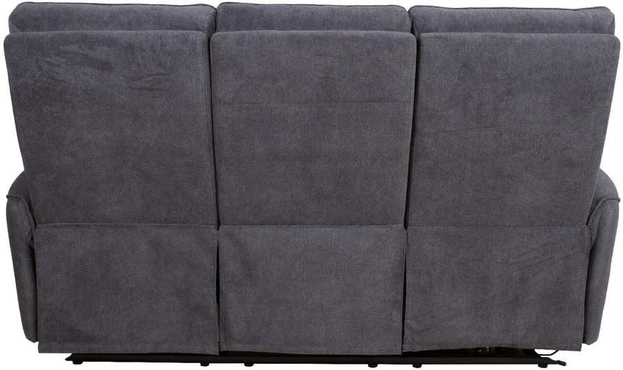 Home4You Trivietė atlošiama sofa BOWERS su elektriniu mechanizmu, melsvai pilka
