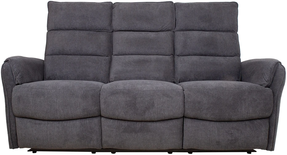 Home4You Sofa-reglaineris BOWERS 3 vietų Elektrinis Melsvai Pilka