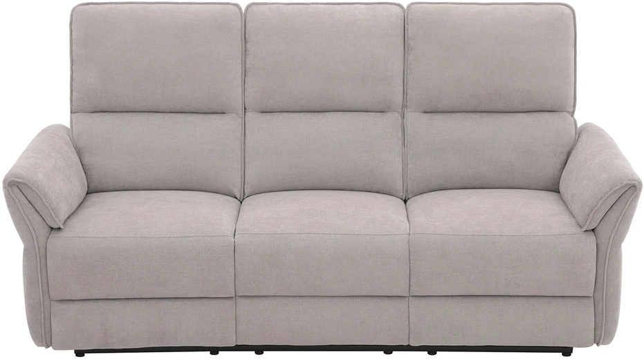 Home4You Sofa-reglaineris DAMIKA Trivietė Elektrinė Pilka