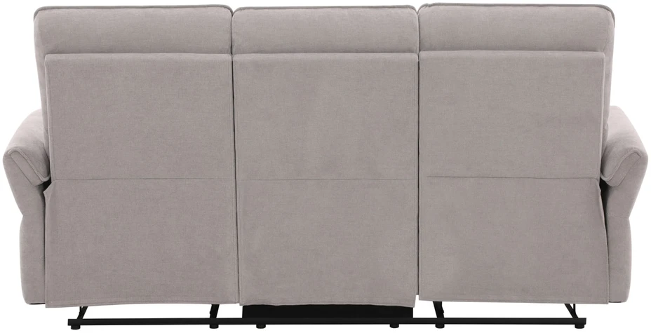 Home4You Sofa-reglaineris DAMIKA Trivietė Elektrinė Pilka