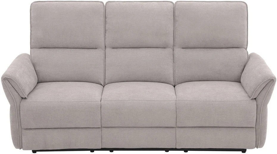 Home4You Sofa-reglaineris DAMIKA Trivietė Elektrinė Pilka
