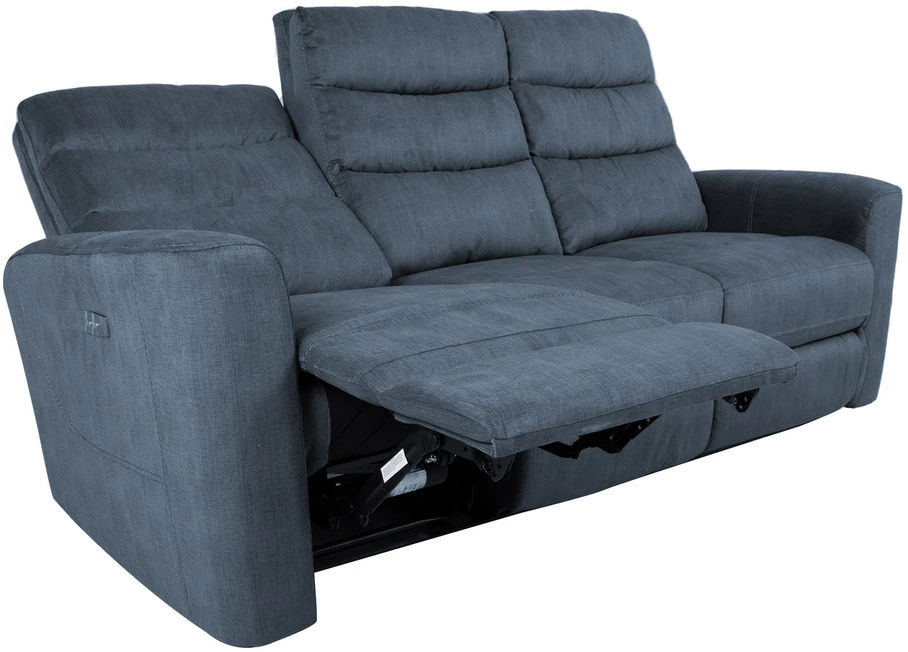 Home4You Sofa-reglaineris GASTON 3-vietų Mėlyna