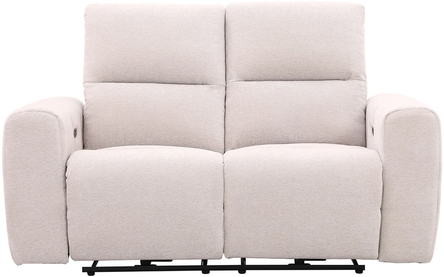 Home4You Sofa su reglaineriu MATIAS Dvivietė Šviesiai smėlio
