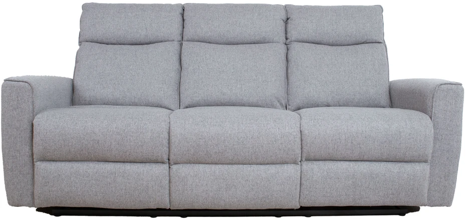 Home4You Trivietė atlošiama sofa MORA su rankiniu mechanizmu, pilka