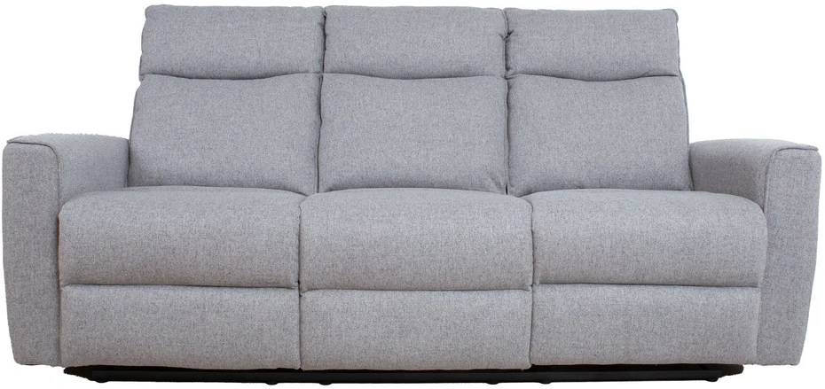 Sofa Home4You Elektrinis reglaineris MORA, 3-vietis, pilkas