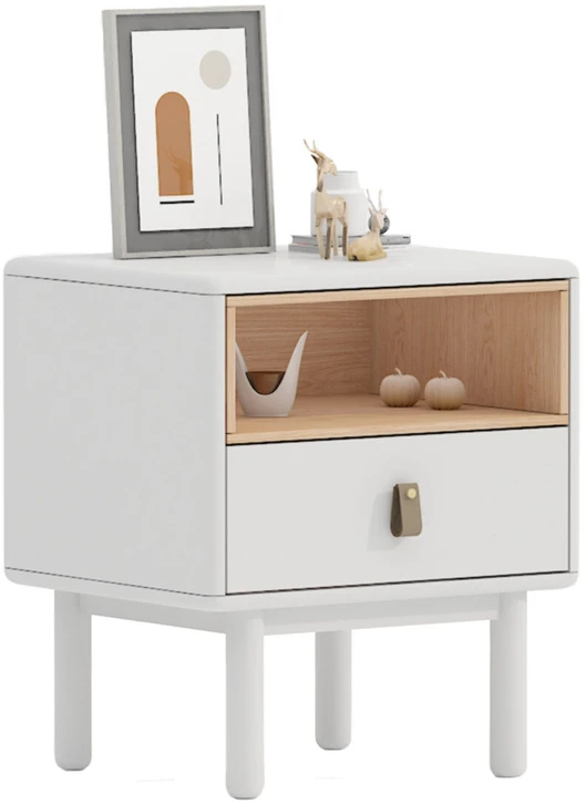 Home4You Naktinis staliukas prie lovos IRIS, balta