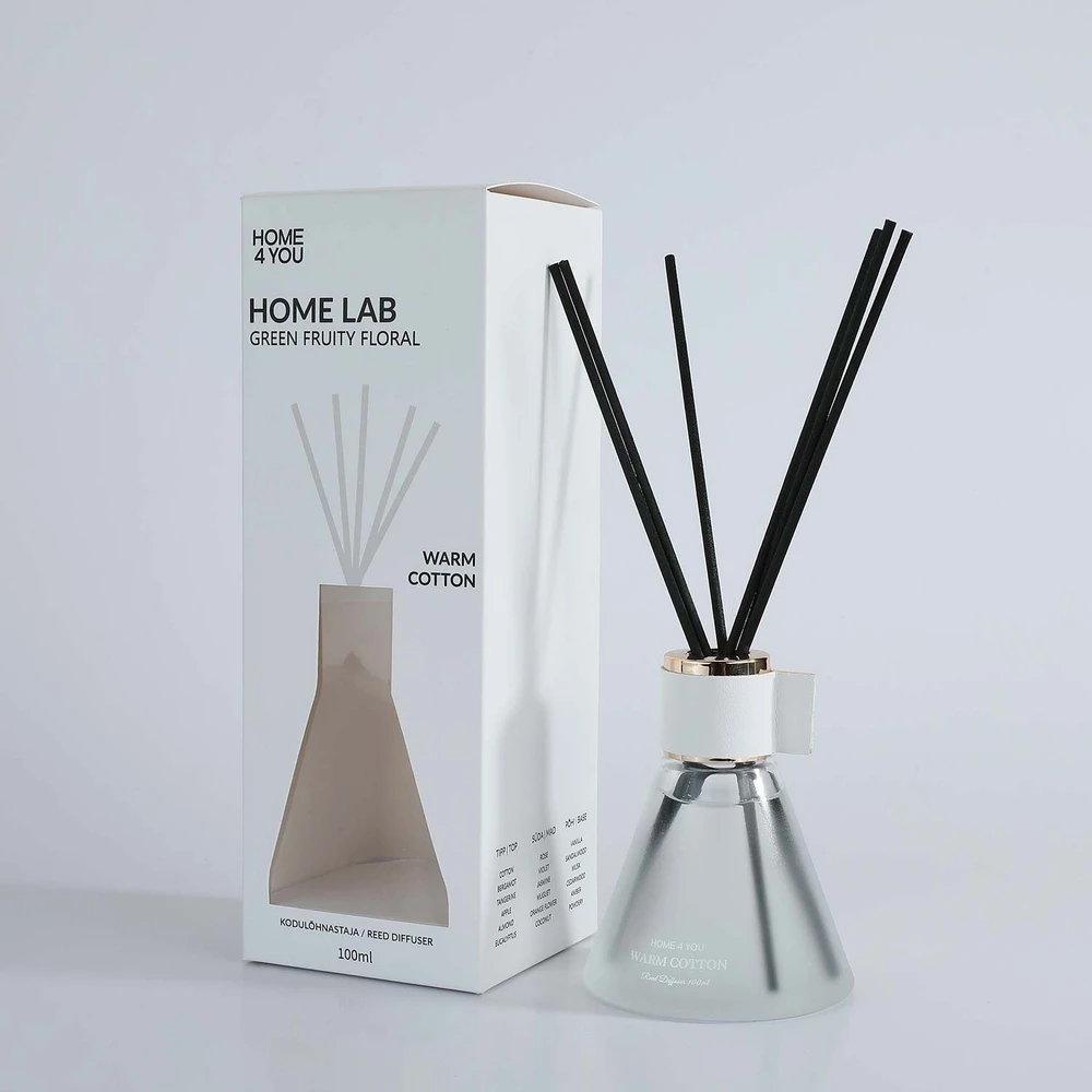 Home4You Nendrinis difuzorius HOME LAB 100ml Warm Cotton