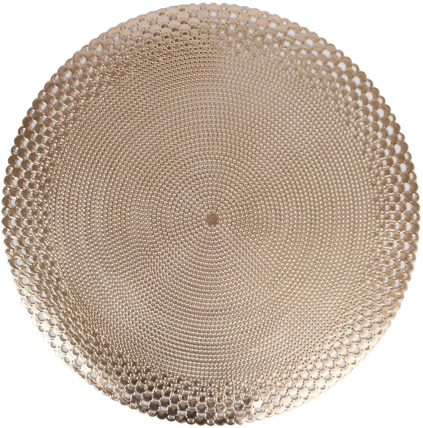 Home4You Kilimėlis BUBBLES D38cm, auksinis