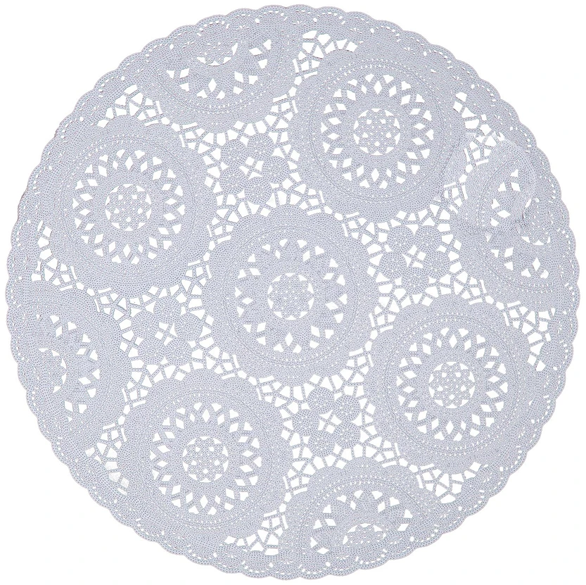 Home4You Padėkliukas AIO D38cm balti nėriniai
