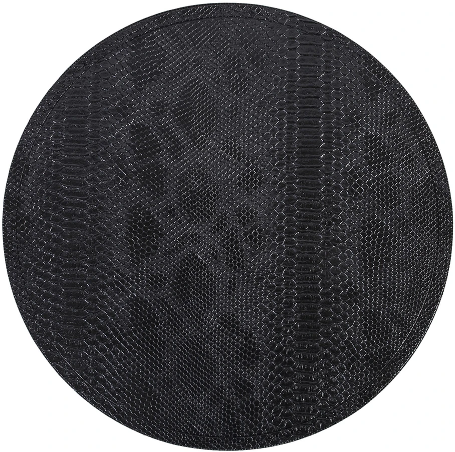 Home4You Kilimėlis BOA D38cm, juoda gyvatė