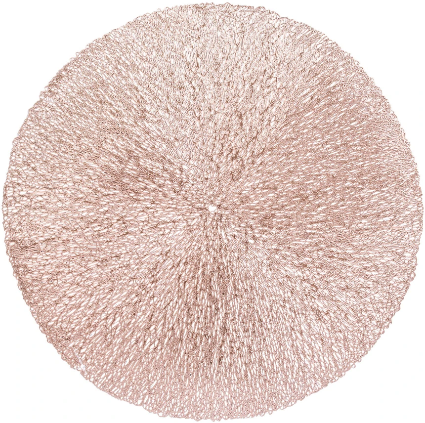 Home4You Kilimėlis ELONA D38cm, rožinis auksas