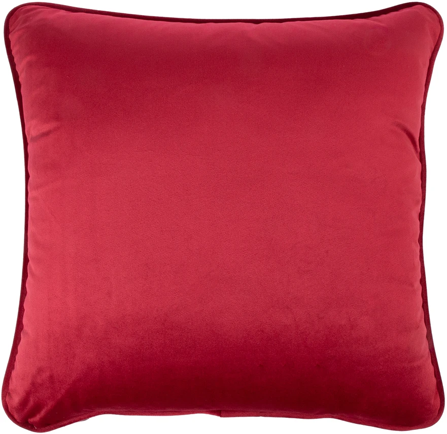 Home4You Dekoratyvinė pagalvė VELVET, 45x45cm, burgundija