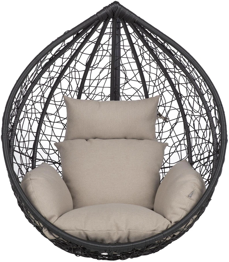 Home4You Pakabinamos kėdės pagalvėlė DROPLET, smėlio spalvos
