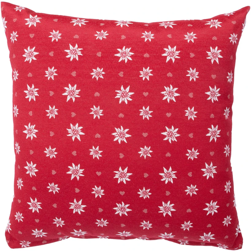 Home4You Pagalvė HOLLY 45x45cm, raudona Edelweiss