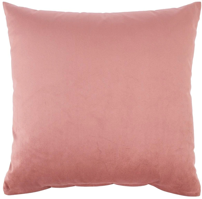 Home4You Vintage Pagalvė VELVET 2, 45x45cm, vintažinė rožinė