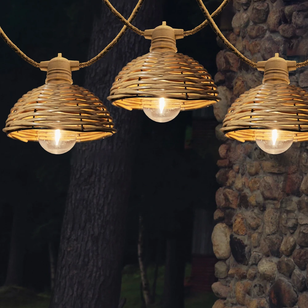 Home4You Šviestuvai CHARM 10 LED lempučių / 4,5 m, šiltai balta šviesa