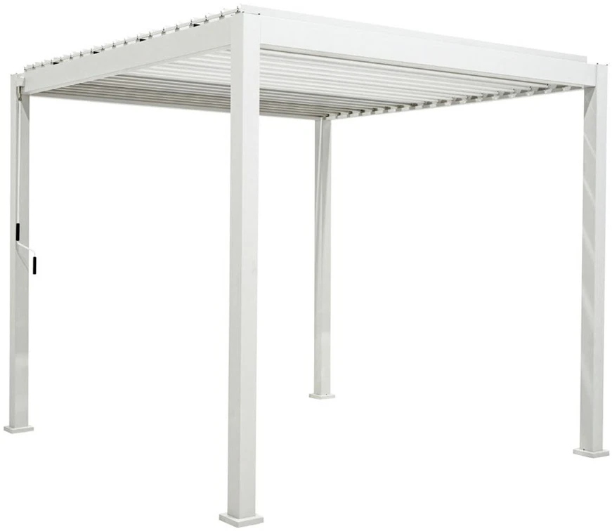 Home4You Pavėsinė MIRADOR-111 3012.5x3927x2508 mm balto aliuminio