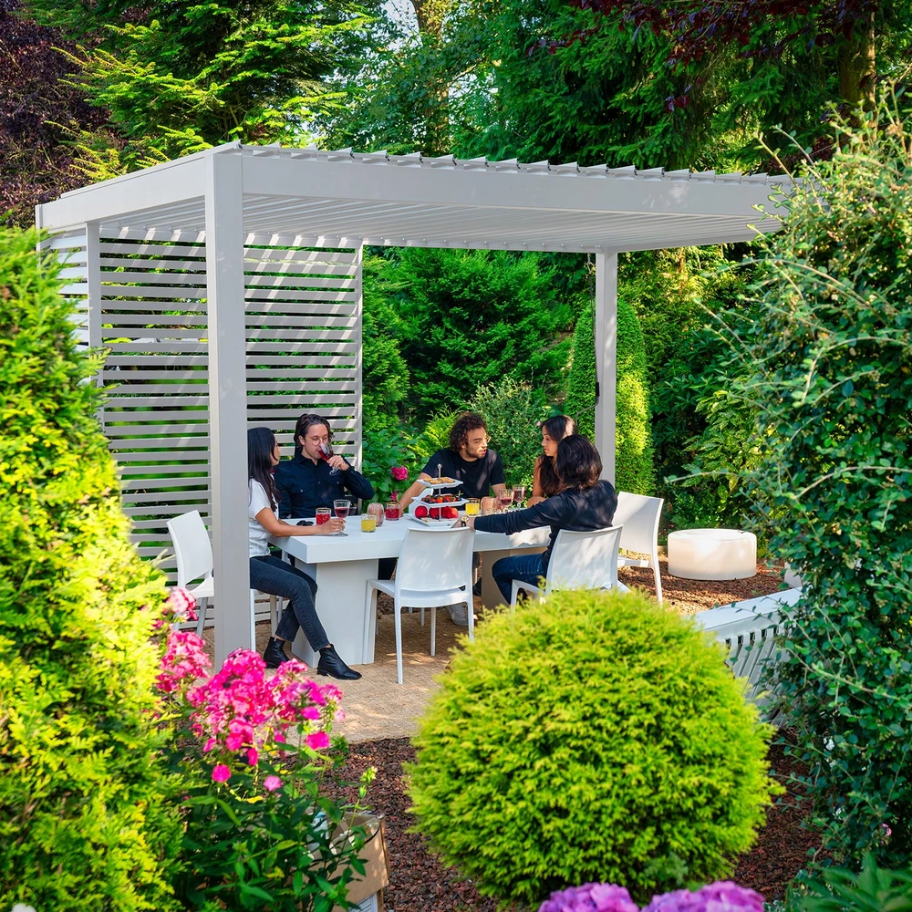 Home4You Pavėsinė MIRADOR-111 3x4m, balta