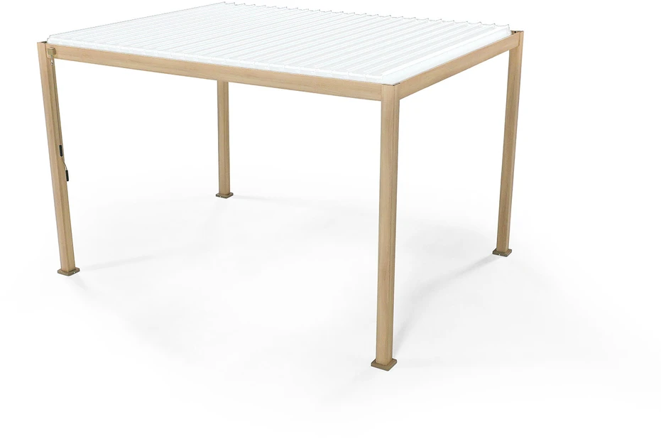 Home4You Pavėsinė MIRADOR-111 3x4m Šviesios medienos imitacija
