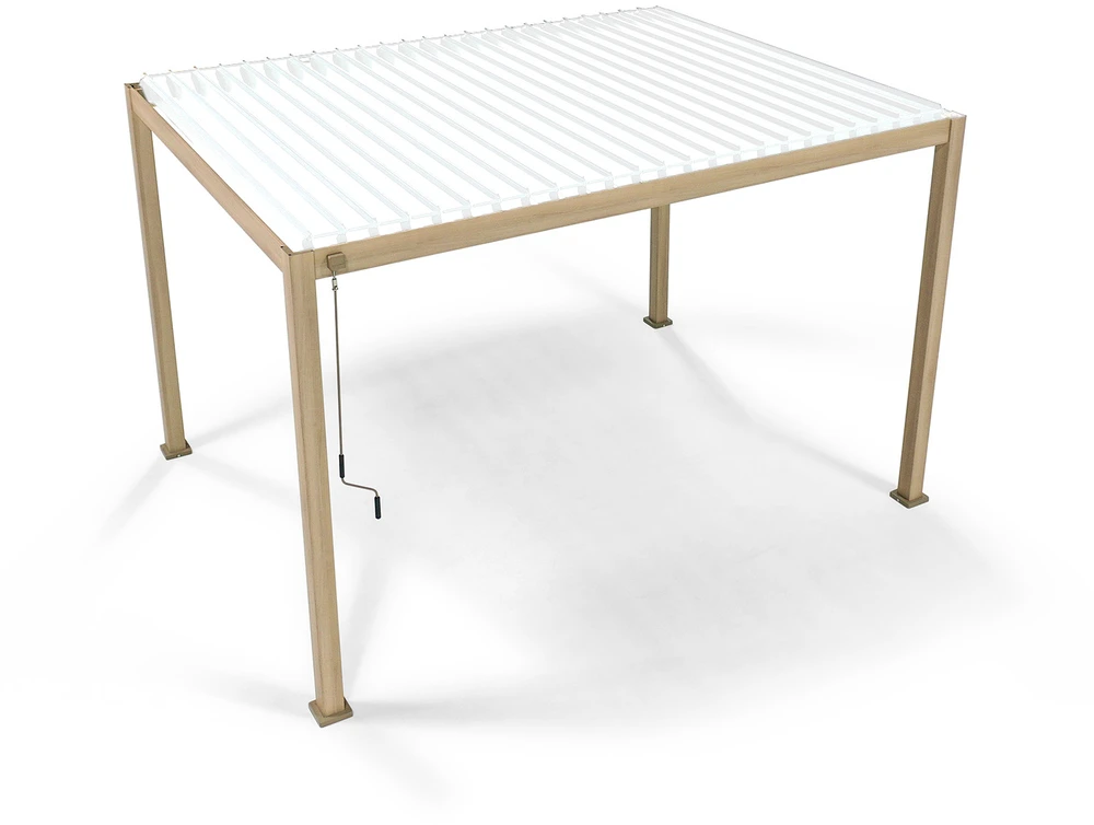 Home4You Pavėsinė MIRADOR-111 3x4m Šviesios medienos imitacija