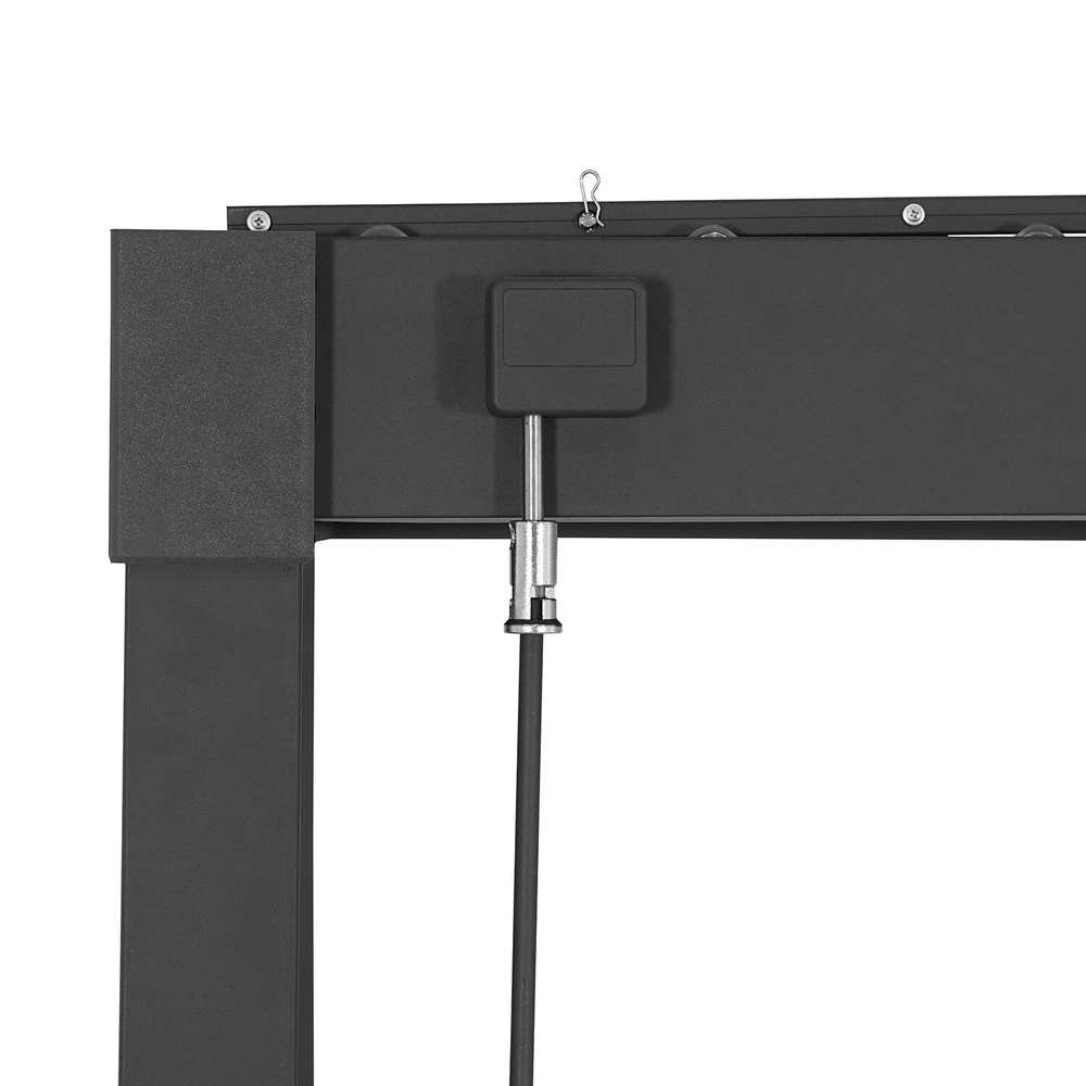 Home4You Pavėsinė MIRADOR-80 298.5x298.5x240 cm tamsiai pilkas plienas