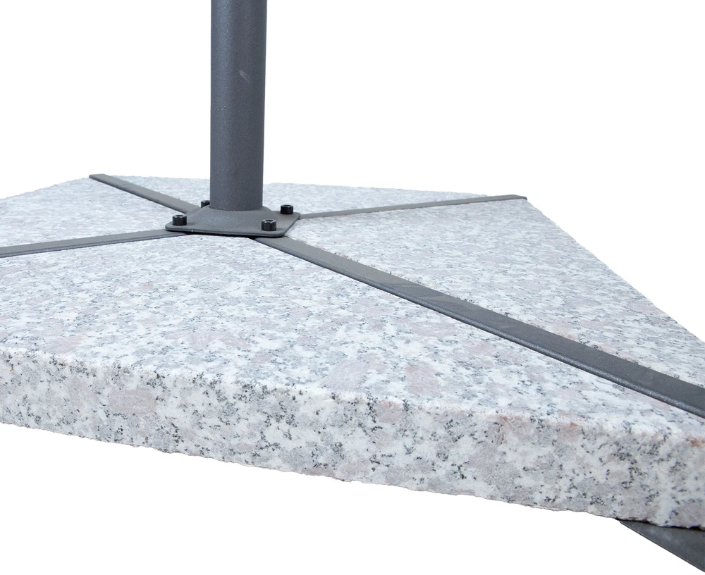 Home4You Parasol Akmenys skėčio pagrindui 4 vnt. / 34 kg, granitas