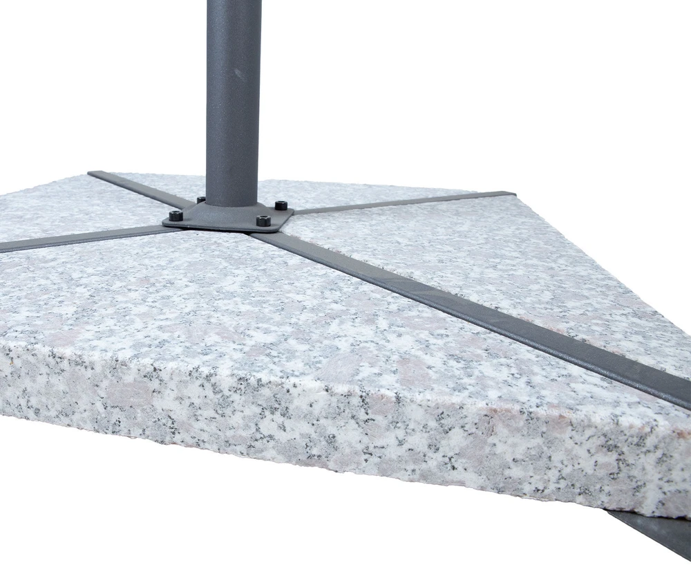 Home4You Parasol Akmenys skėčio pagrindui 4 vnt. / 34 kg, granitas