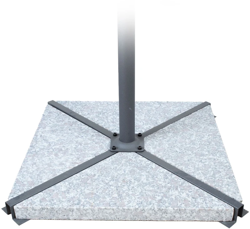 Home4You Parasol Akmenys skėčio pagrindui 4 vnt. / 34 kg, granitas