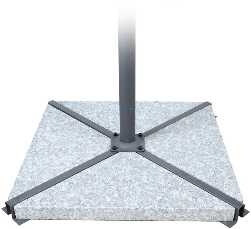 Home4You Parasol Akmenys skėčio pagrindui 4 vnt. / 34 kg, granitas