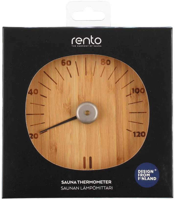 "Rento" pirties termometras (bambukas) 15x14x2cm