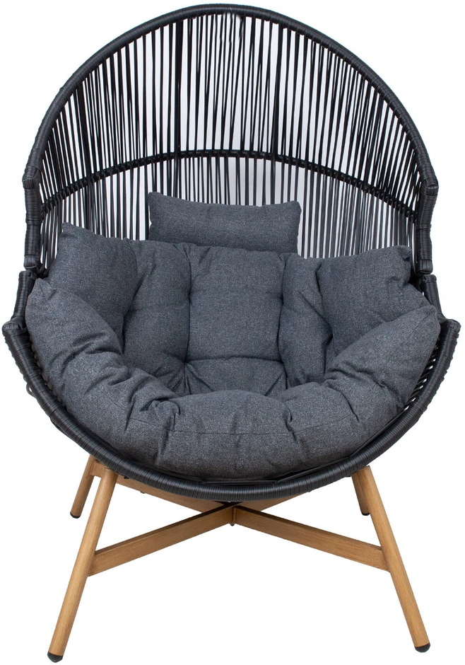 Home4You Laisvalaikio kėdė HELSINKI juoda
