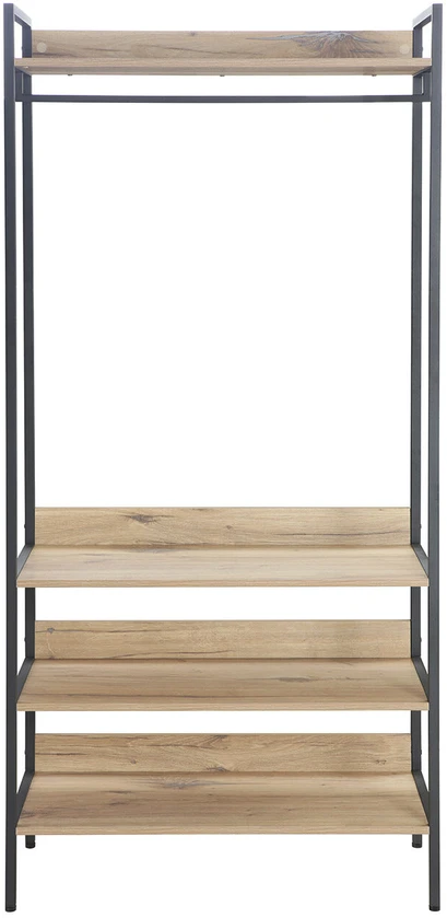 Home4You Prieškambario lentyna HANNES 84x40xH180cm Rustic melaminas