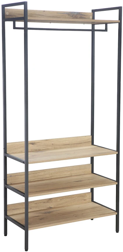 Home4You Prieškambario lentyna HANNES 84x40xH180cm Rustic melaminas