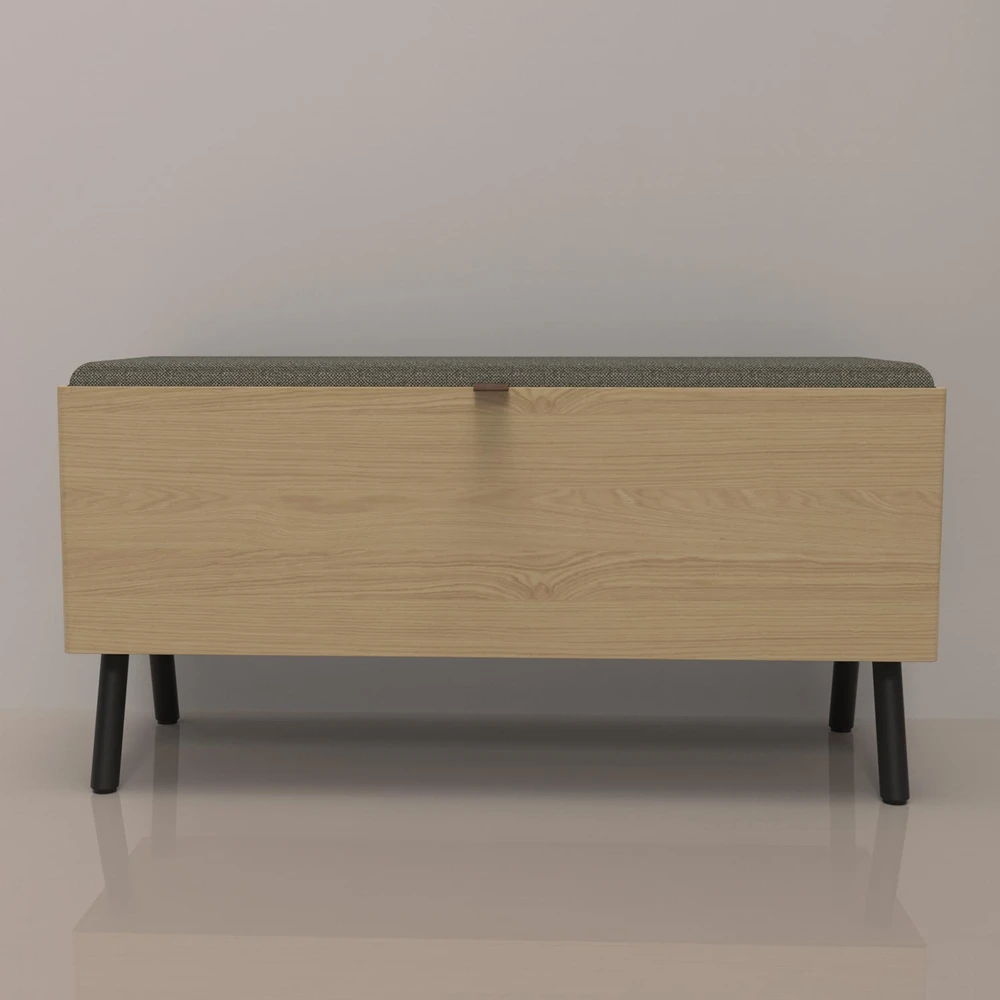 Home4You Prieškambario suoliukas AALBORG Ąžuolo 90x32xH46cm