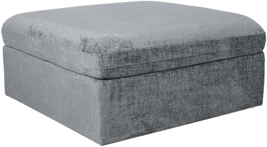Home4You Ottoman SAMOA 91x91xH46cm, pilkas