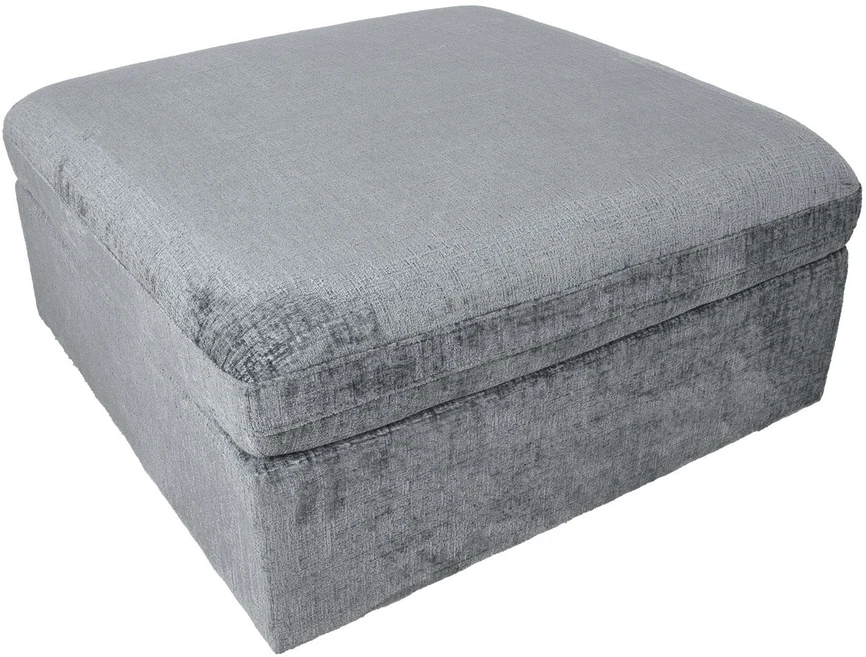 Home4You Ottoman SAMOA 91x91xH46cm, pilkas