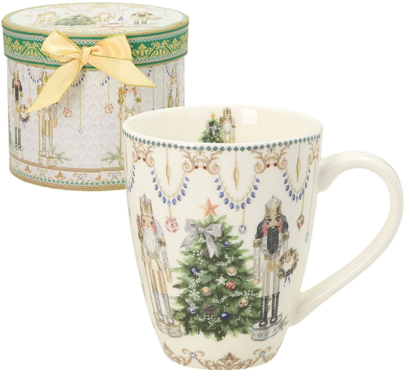 Home4You Puodelis MIA RIEŠUTĖLIS H10,5cm 340ml, dovanų dėžutėje
