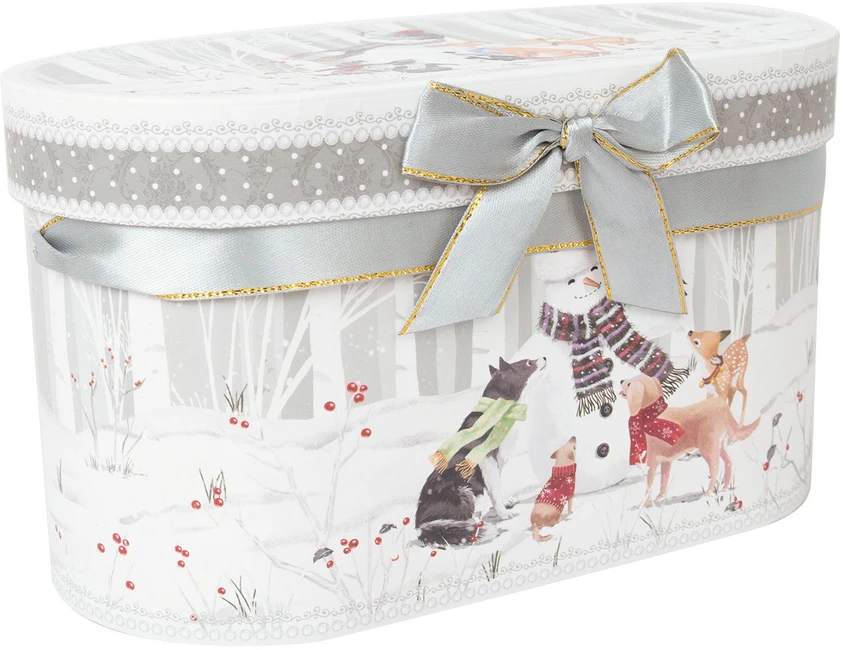 Home4You Puodeliai MIA SNOW H10,5cm 340ml, 2vnt dovanų dėžutėje
