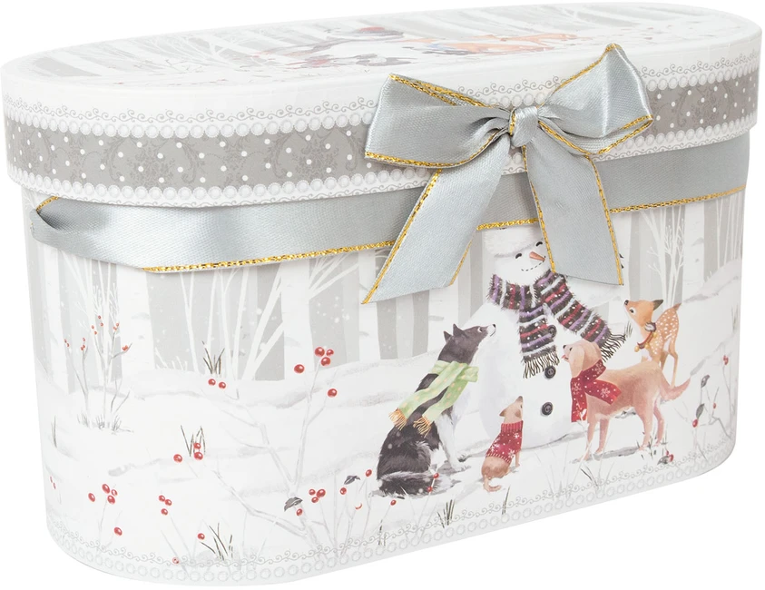 Home4You Puodeliai MIA SNOW H10,5cm 340ml, 2vnt dovanų dėžutėje