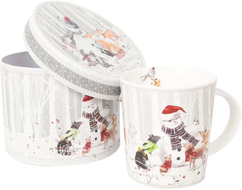 Home4You Puodelis MIA SNOW H9,5cm 320ml dovanų dėžutėje