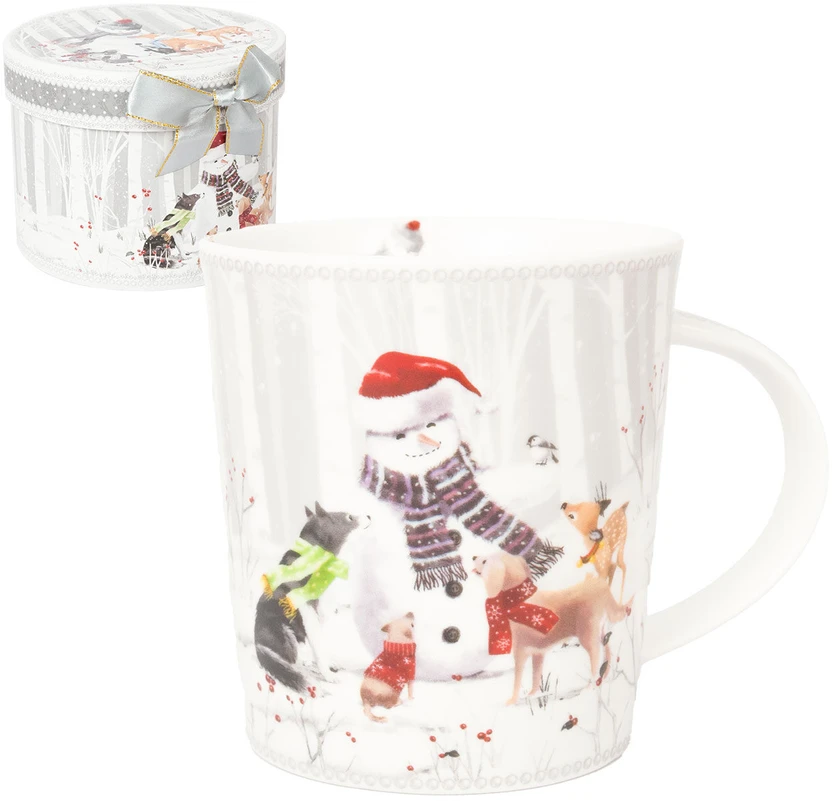Home4You Puodelis MIA SNOW H9,5cm 320ml dovanų dėžutėje