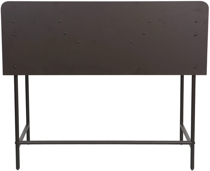 Home4You Rašomasis stalas HARPER 100x49,5xA85 cm, uosio/juodos spalvos