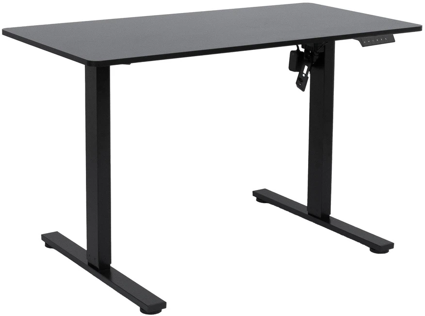 Home4You Stalas ERGO FIT 1 Variklis, 120x68 cm, Juodas